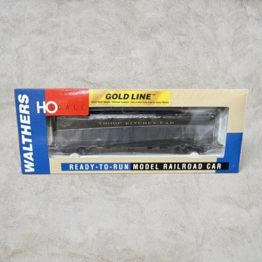 #1472 Walthers 932-4181 HO Gold Line ACF K-100 WWII Troop Kitchen Car Military
