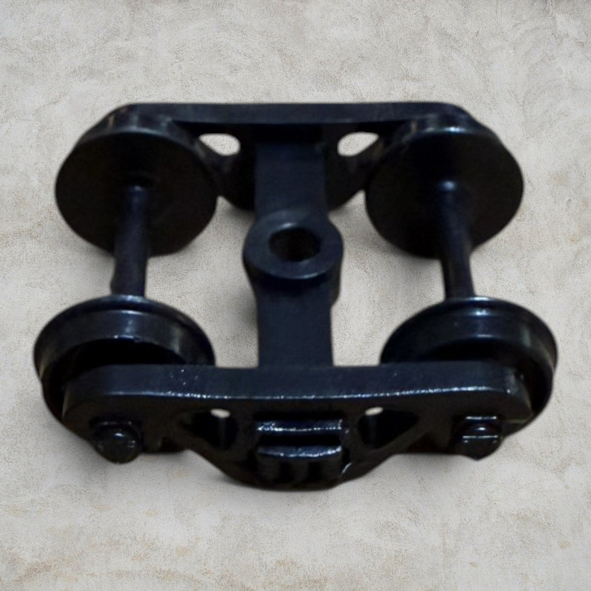 HO Scale 4-Wheel Freight Car Truck Assembly Black Replacement Rolling Stock Part