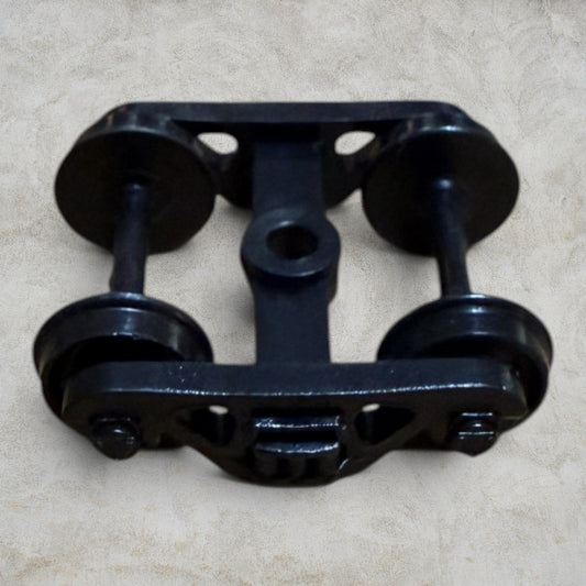 HO Scale 4-Wheel Freight Car Truck Assembly Black Replacement Rolling Stock Part