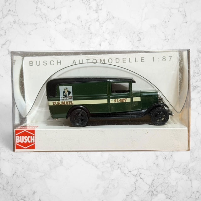 #1412 Busch 47710 1:87 HO Ford AA U.S. Mail Panel Delivery Truck – Vintage