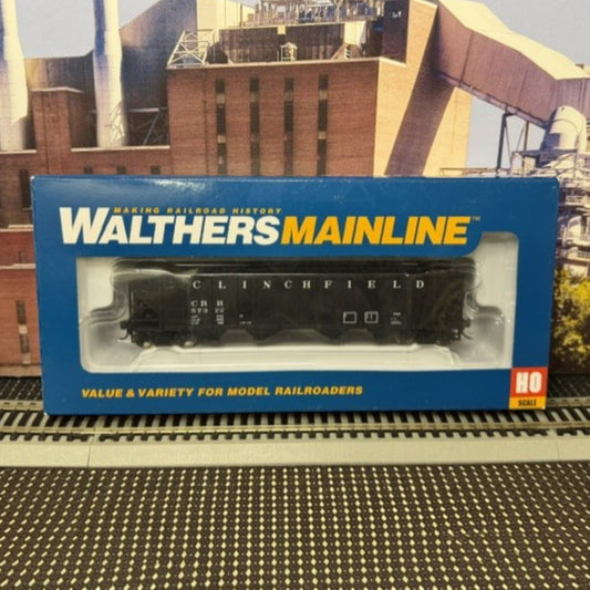 #1556 WalthersMainline HO Scale Clinchfield 50' 100-Ton 4-Bay Hopper CRR #57322