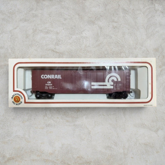 #1212 Bachmann HO Scale Conrail 50' Box Car – CR #171069 – Item #76036 – Brown – Ready-to-Run
