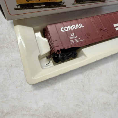 #1212 Bachmann HO Scale Conrail 50' Box Car – CR #171069 – Item #76036 – Brown – Ready-to-Run
