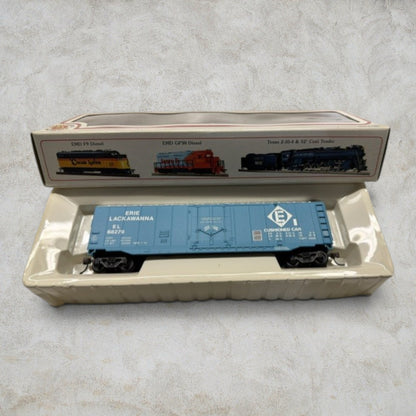 #1211 Bachmann HO Scale Erie Lackawanna 50' Cushioned Box Car – EL #68279 – Item #76036 – Ready-to-Run