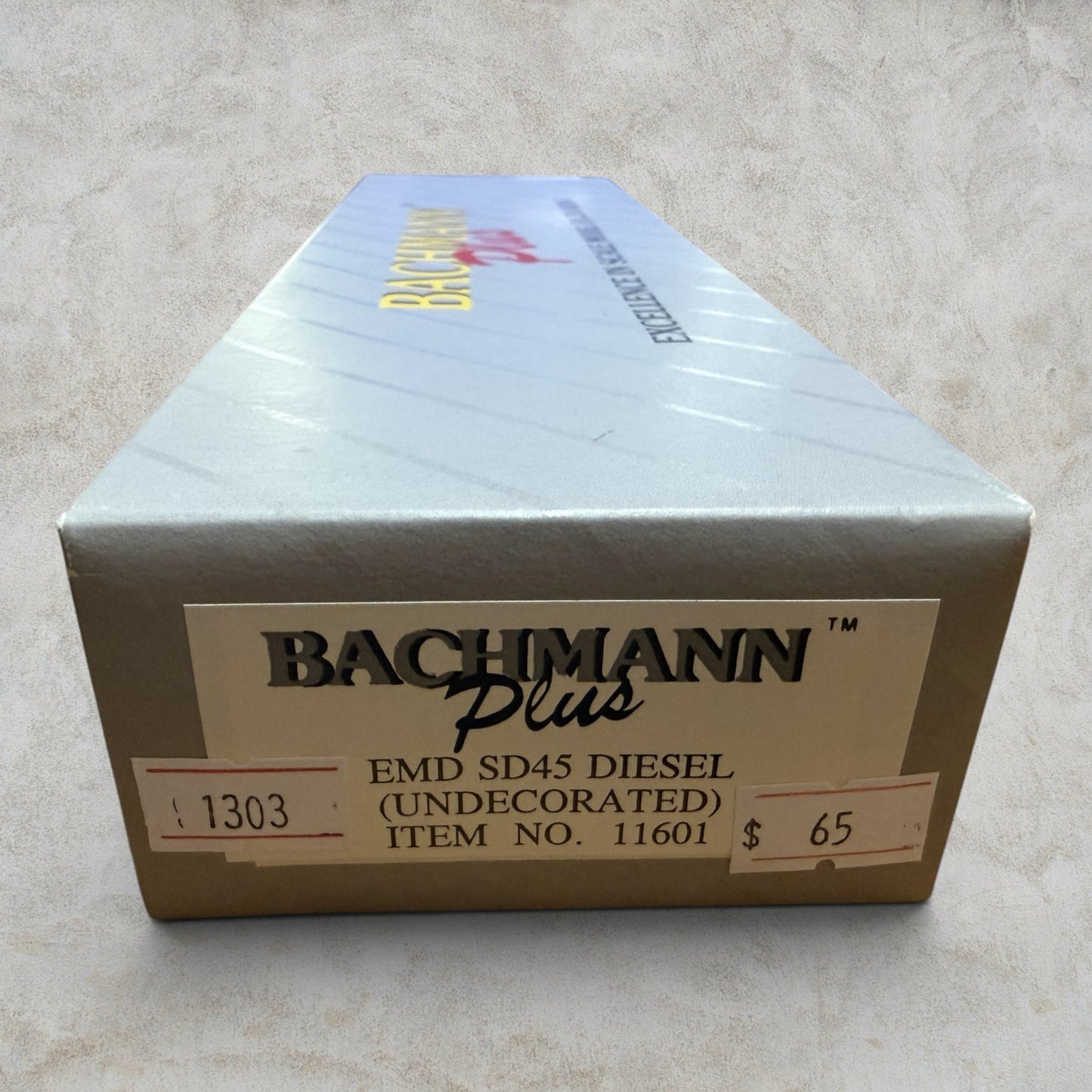 #1303 Bachmann Plus HO Scale EMD SD45 Diesel Locomotive – Undecorated – Item #11601