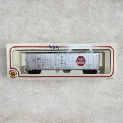 #1217 Bachmann HO Scale Swift Premium 51' Steel Refrigerator Car – Swift Refrigerator Line SRLX #4244 – Item #76036