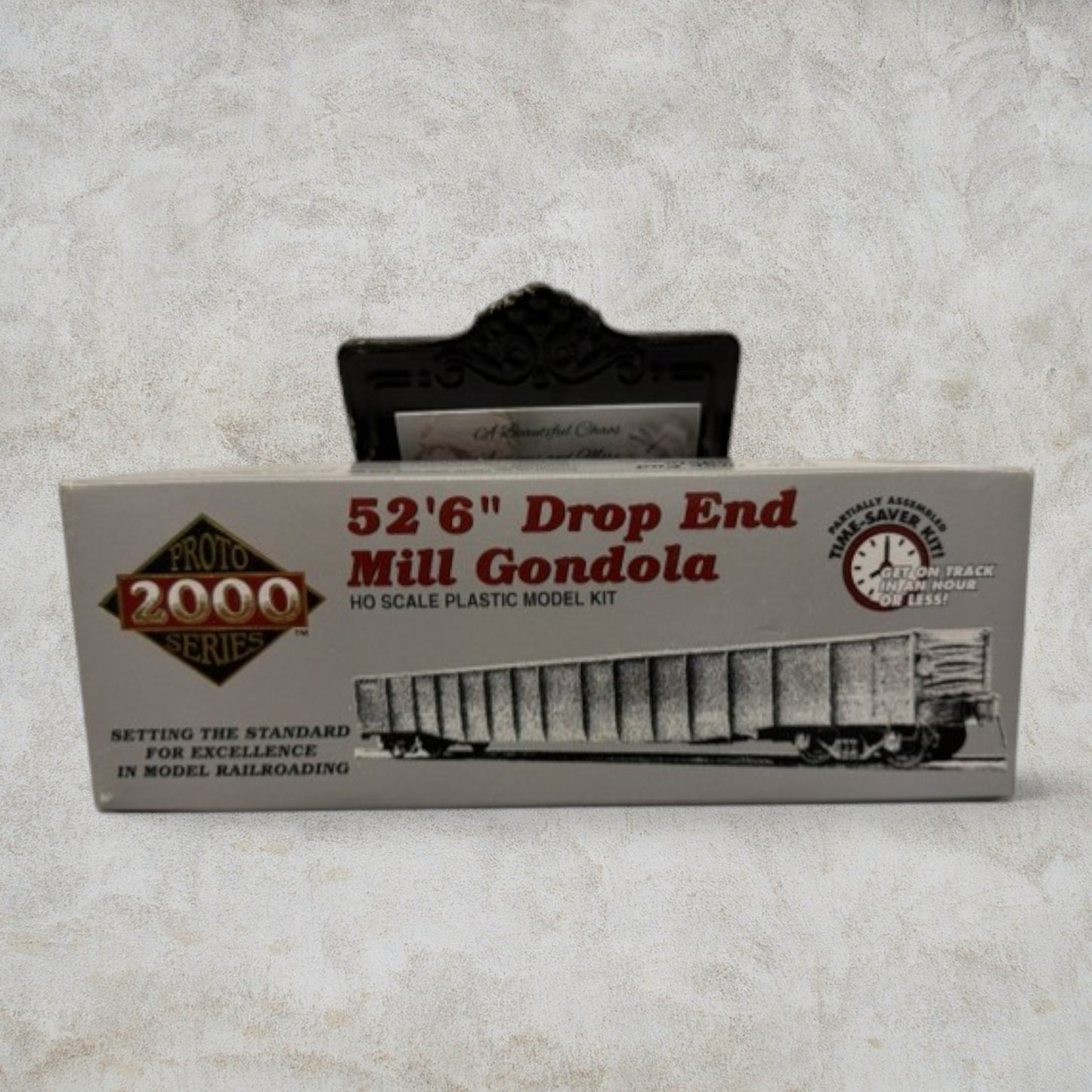 #1119 Proto 2000 HO Scale CB&Q 52'6" Drop End Mill Gondola Kit #23741 – Burlington #82106