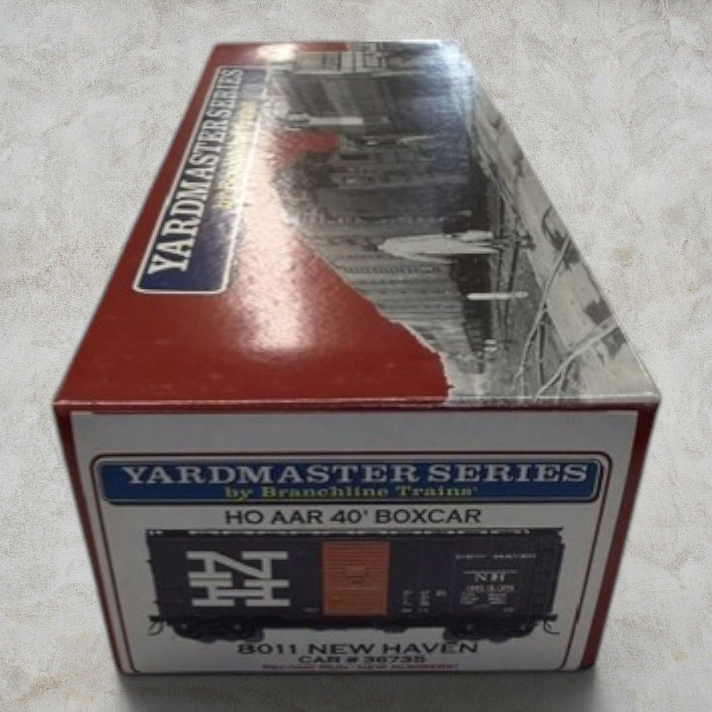 #1087 Branchline Trains Yardmaster Series HO Scale New Haven 40' 1937 AAR Boxcar #8011 – NH 332625